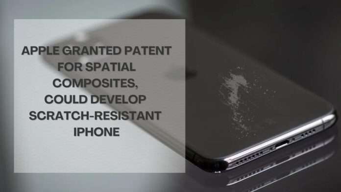 Spatial Composites, Scratch-resistant iPhone, Apple patent, iPhone durability, Lightweight material, Scratch resistance technology, Protective cases, Innovative design, Building materials applications, Automotive parts applications, Heat resistance properties, Reduced weight benefits, Improved conductivity features, Flexibility advantages, Future iPhone developments, Apple Spatial Composites patent, Scratch-resistant technology, iPhone scratch protection, Durable iPhone materials, Lightweight smartphone design, Enhanced iPhone durability, Advanced composite materials, iPhone back panel innovation, Impact-resistant technology, Resilient smartphone construction, Cutting-edge material science, Future-proof iPhone design, High-performance composites, Long-lasting smartphone components, Apple's innovation in smartphone durability,Scratch resistant iPhone,
